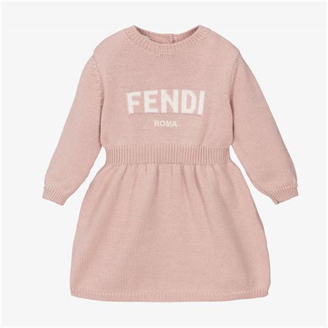 fendi baby girl rosa dress|Fendi designer.